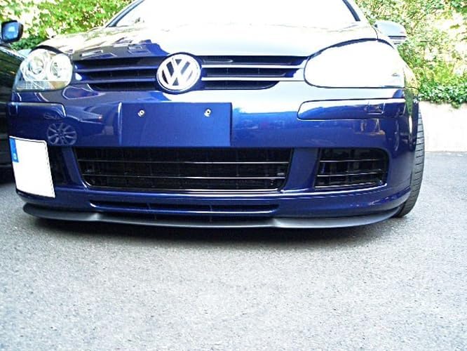 Cup Front Spoiler Lippe Schürze Ansatz ABS Lackierbar Schwarz