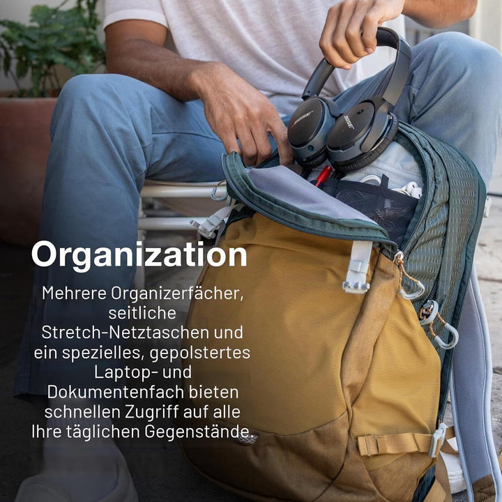 Osprey Nebula Unisex Rucksack Atlas Blue Heather O/S - Fassungsvermögen 32L, Atlas Blue Heather O/S
