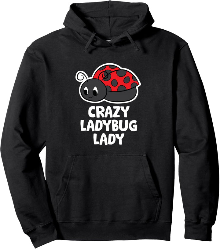 Crazy Ladybug Lady Animal Marienkäfer Pullover Hoodie