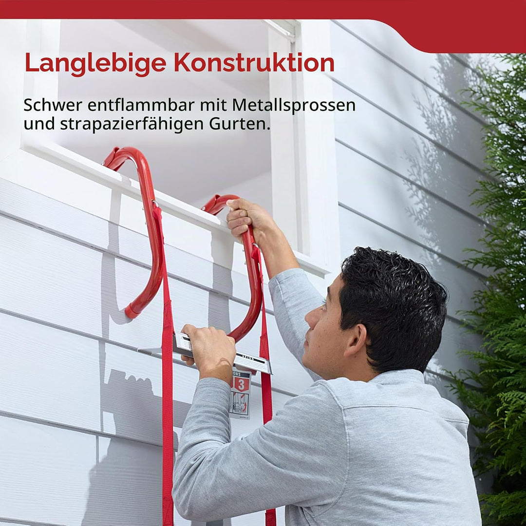 Kidde 468094 Feuerleiter, für 3 Stockwerke, 7,6 m