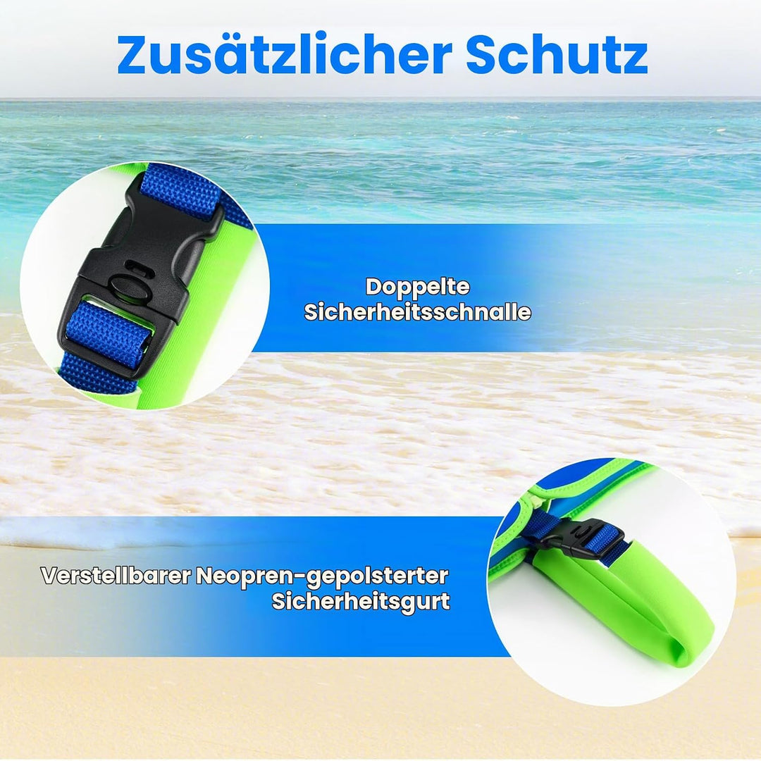 Kinder Mädchen Junge Schwimmlernweste, Schwimmhilfe Schwimmen Jacket für Kleinkinder Alter 1-6 mit E