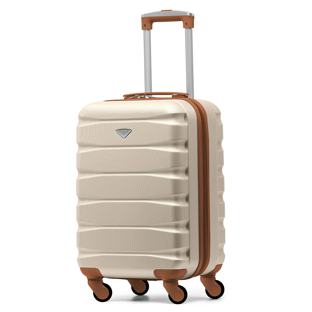 Flight Knight Leichte 4-Rad-abs-hartschalenkoffer Handgepack, Zugelassen Fur Uber 35 Fluggesellschaf
