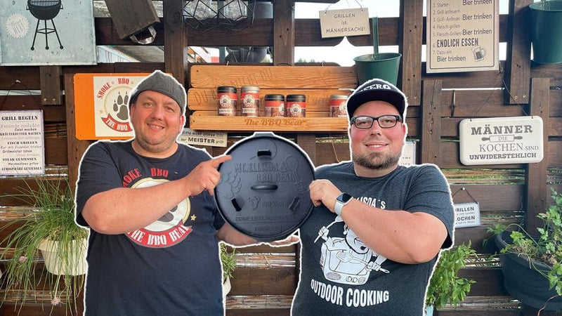 BBQ-Toro Dutch Oven 9 Liter | Mc.Ellisda und BBQ Bear Sonderedition "Deine Lieblingsdopfer" - DO9MEB