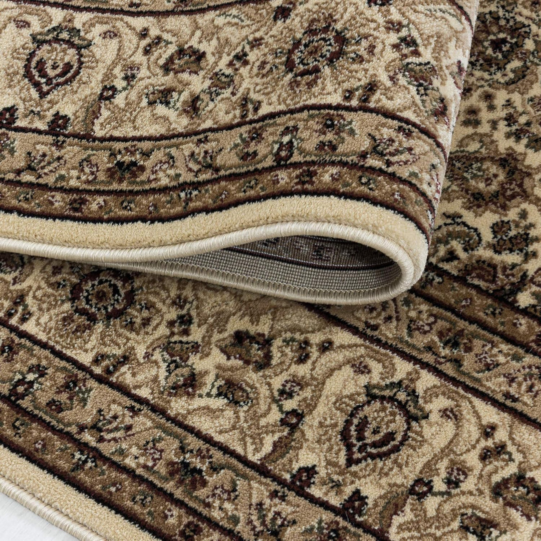 Wohnzimmerteppich Orient Design Kurzflor Schlafzimmer Esszimmer Küche Flur Teppich Pflegeleicht Weic