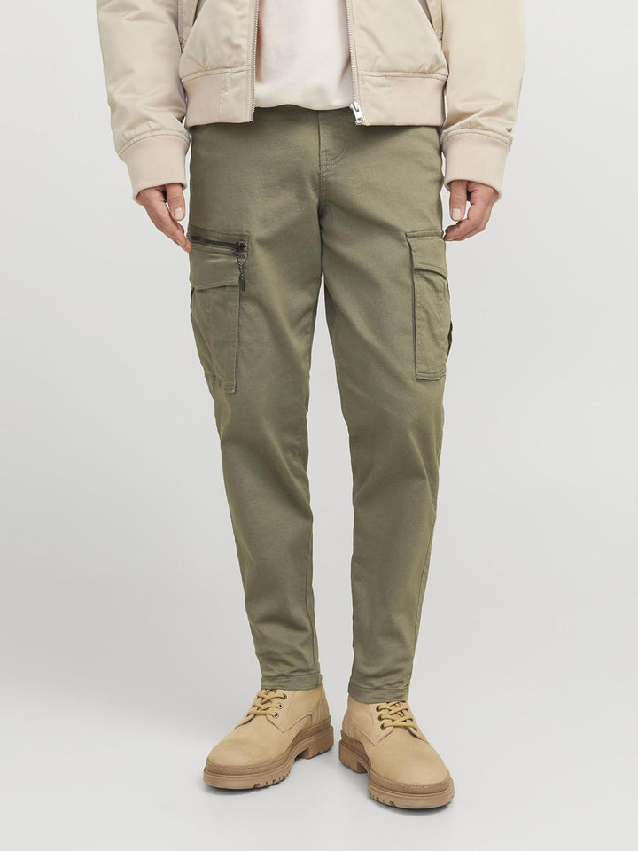 JACK & JONES Cargohose Herren 27W / 30L Dusty Olive, 27W / 30L Dusty Olive