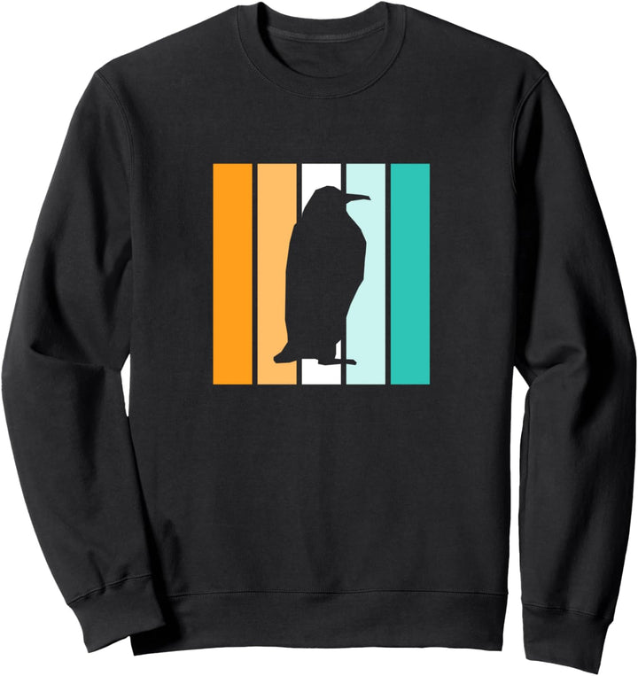 Pinguin Vintage Outfit Herren Damen Retro Pinguin Sweatshirt