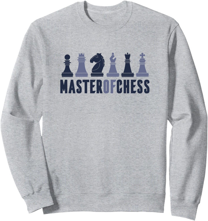 Master of Chess Schachspieler Matt Schachfigur Schachbrett Sweatshirt