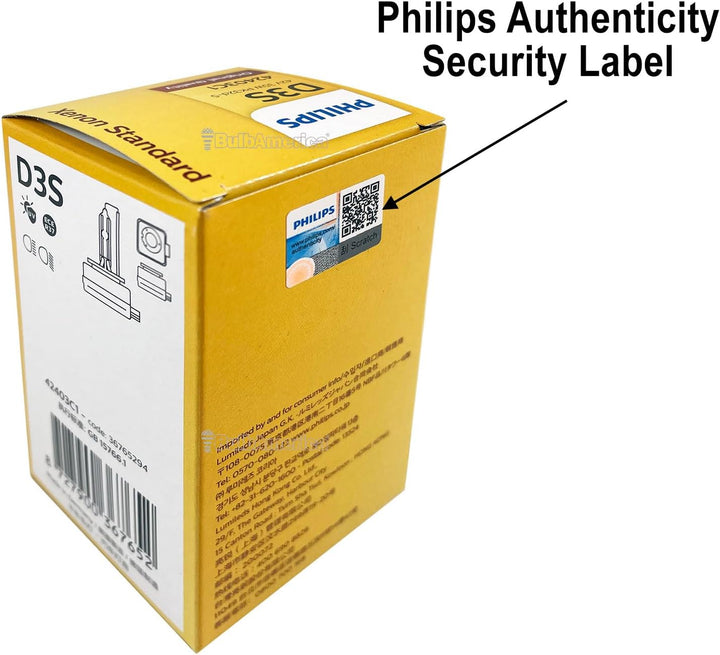 Philips Leuchtmittel Standard Xenon 42403 C1 Kfz
