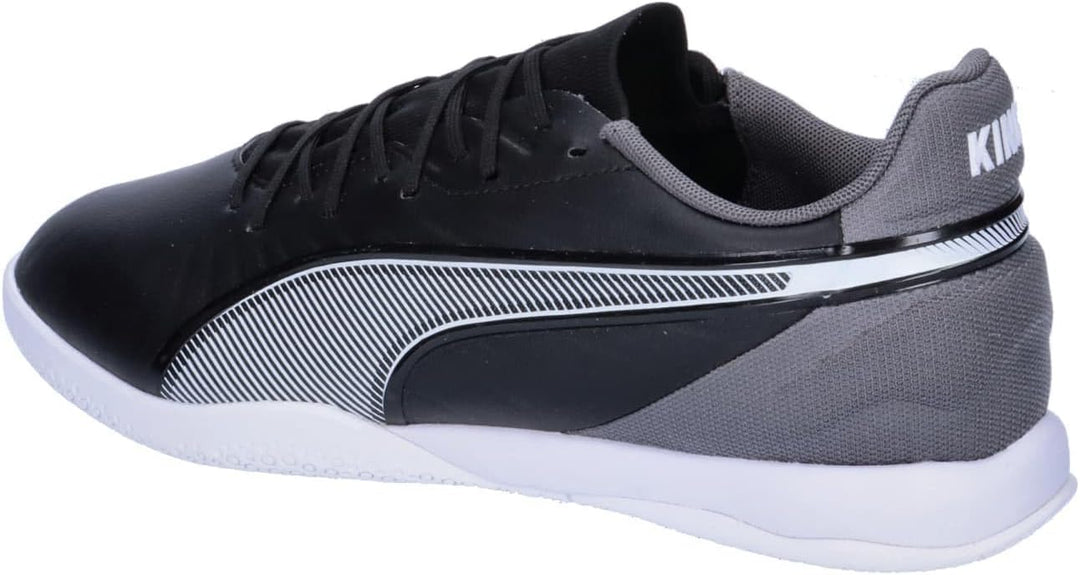 PUMA Unisex King Match It Soccer Shoe 39 EU Puma Black Puma White Cool Dark Gray, 39 EU Puma Black P