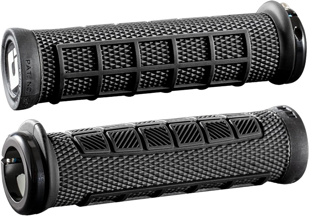 ODI Unisex – Erwachsene Elite Pro Griffe L/32-130 mm Schwarz, L/32-130 mm Schwarz