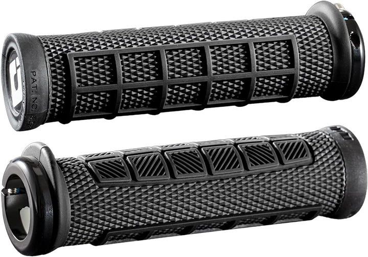 ODI Unisex – Erwachsene Elite Pro Griffe L/32-130 mm Schwarz, L/32-130 mm Schwarz