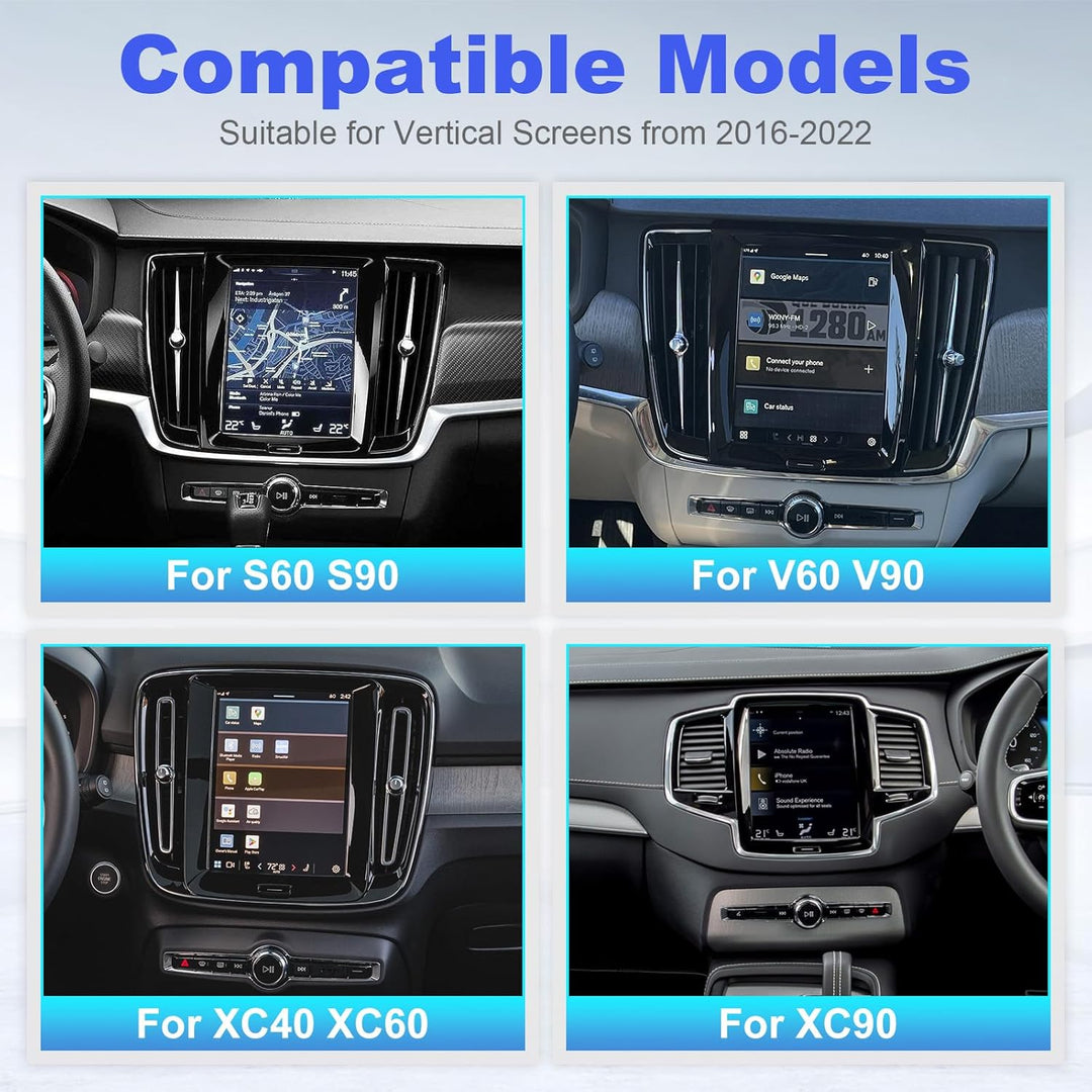 ISUDAR Wireless CarPlay &amp; Android Auto Module for Volvo XC90/XC60/XC40/S90/S60/V60/V40 Full Vertical