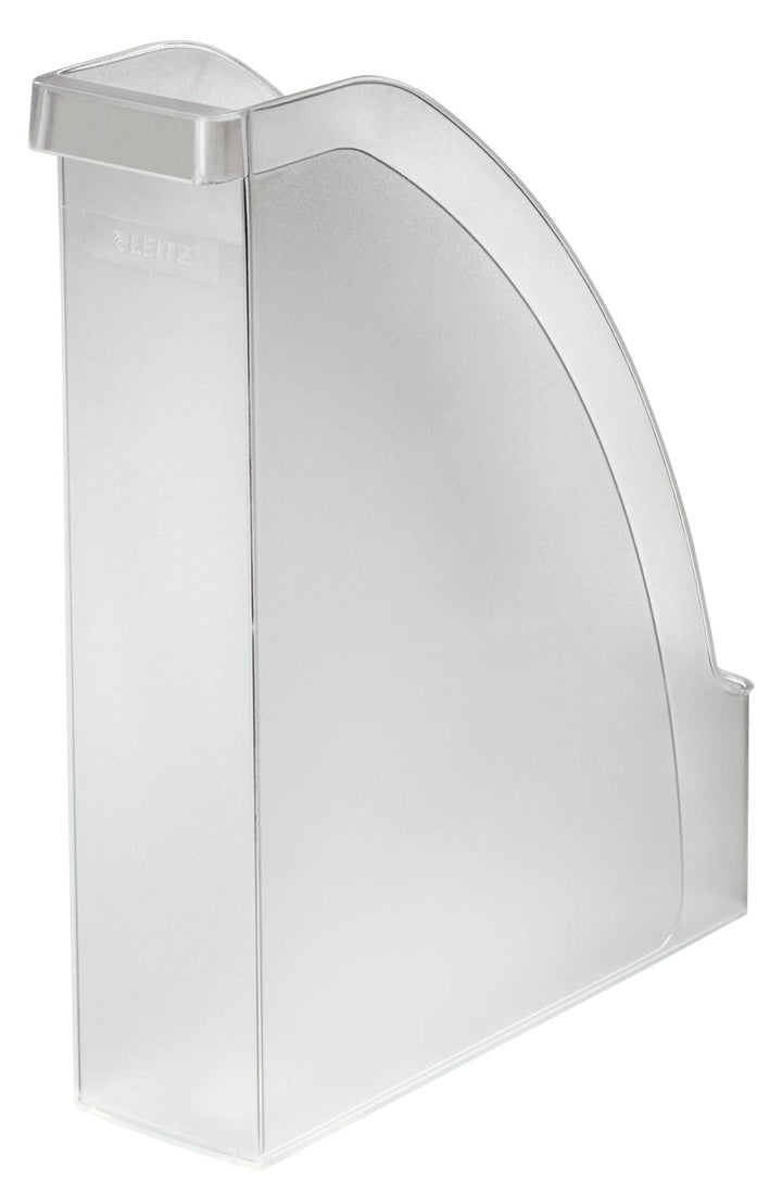 Leitz Plus Stehsammler, A4, 6er Pack, Transparent, 24760003 Pack Farblos, Pack Farblos