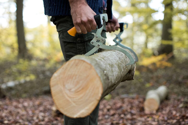 Fiskars Handpackzange zur Holzbearbeitung, Inklusive Köcher, Maulöffnung 23,5 cm, Schwarz/Orange, Wo