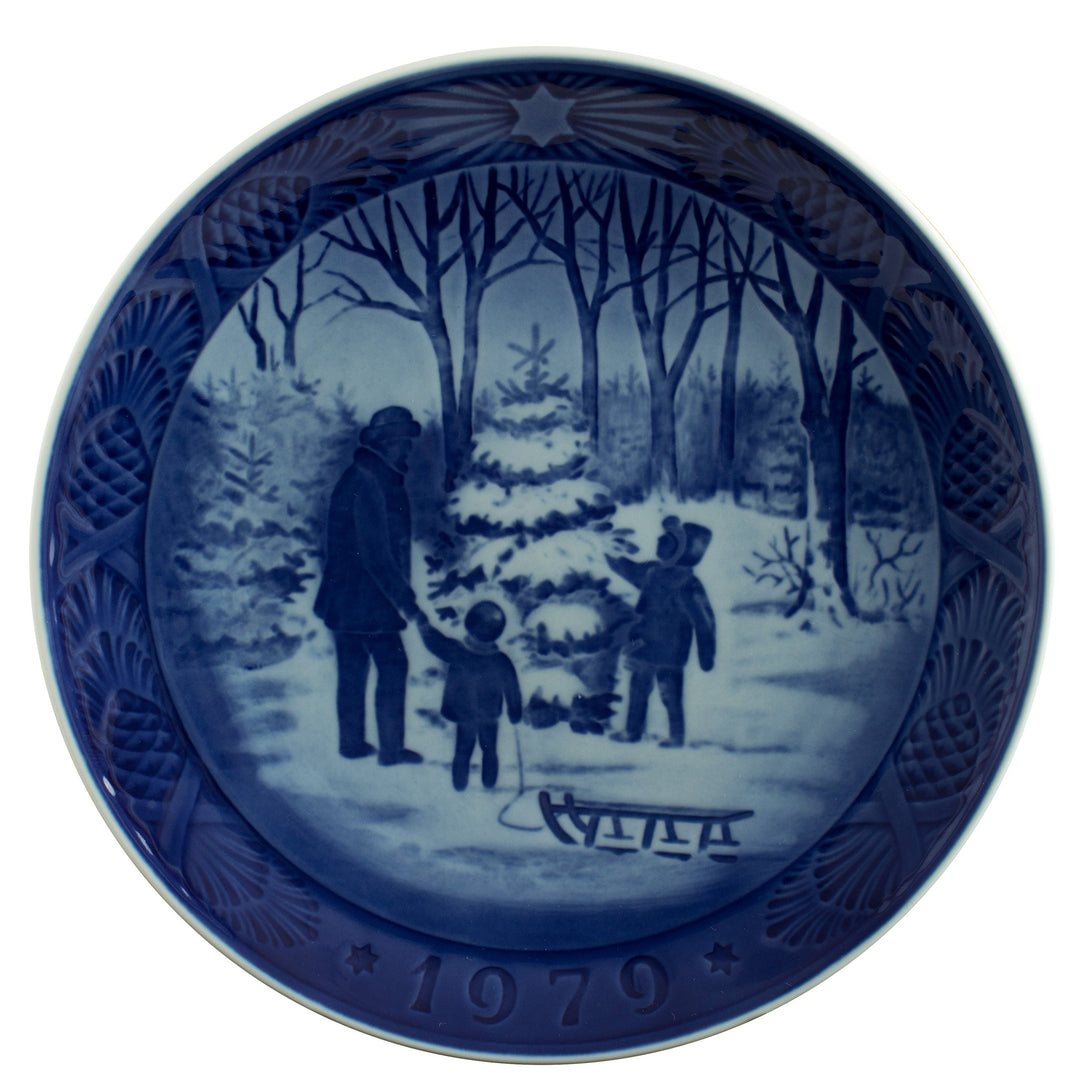 ROYAL COPENHAGEN Weihnachtsteller 1979 Original Porzellan erste Wahl
