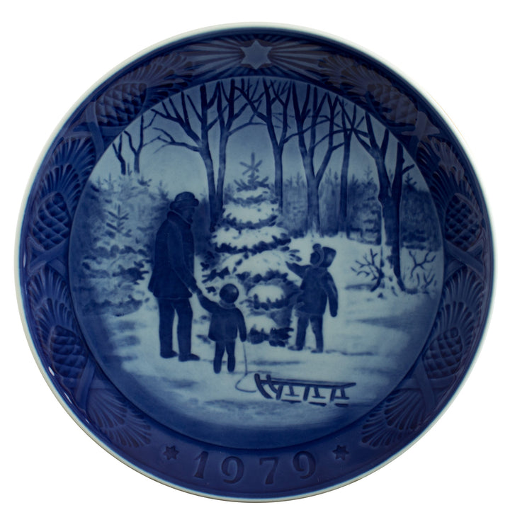 ROYAL COPENHAGEN Weihnachtsteller 1979 Original Porzellan erste Wahl