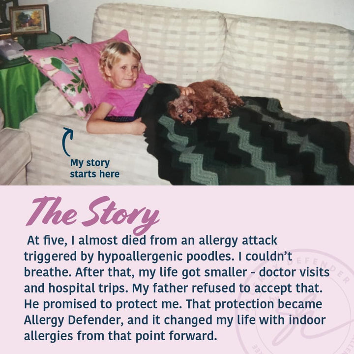 Allergen Spray (pet Dander, dust Mites, Cockroach allergens) (Fragrance Free, Hypoallergenic) 33.8oz