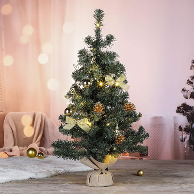 Bambelaa! Weihnachtsbaum Künstlich Mit Beleuchtung Geschmückt Tannenbaum Dekoriert Christbaum Beleuc