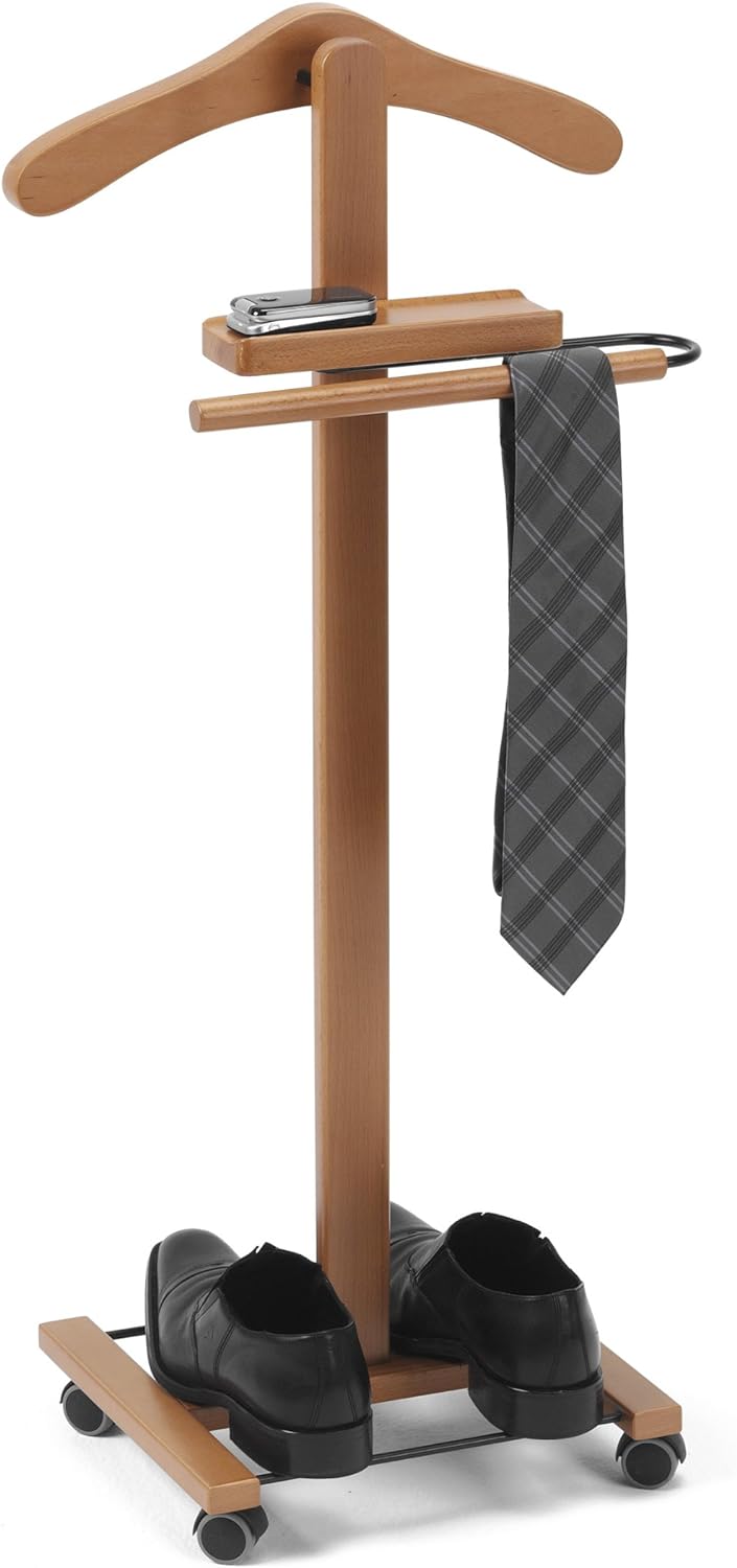 ARREDAMENTI ITALIA Herrendiener für Schlafzimmer JUNIOR, Holz - Farbe: Kirsche Holz AR-It il Cuore d