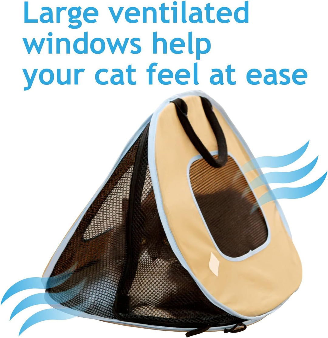 Necoichi Tragbar Ultra Light Cat Carrier mit doppelt Reissverschluss