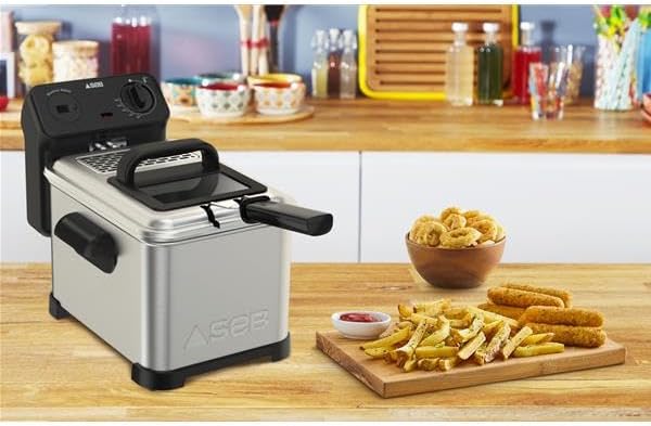 Seb Friteuse 4l 2400w Edelstahl/schwarz fr506d00