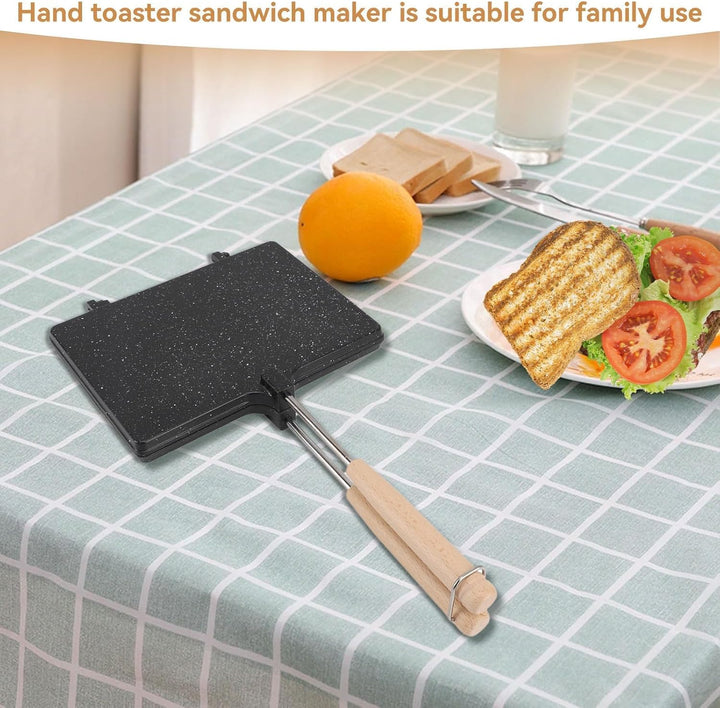 Doppelseitige Bratpfanne, Sandwich-Maker, Grillkäse-Maker, Antihaftbeschichtete Flip-Pfanne, Sandwic