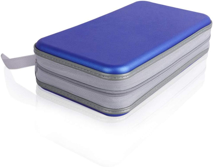 alavisxf xx CD Tasche, 96 CD/DVD Tasche Hartplastik CD Taschen Aufbewahrung Schutzhülle DVD Lagerung