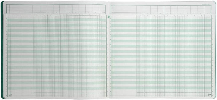 EXACOMPTA Gesch‰ftsbuch mit kopfleiste, 11 Spalten je Seite VE = 1