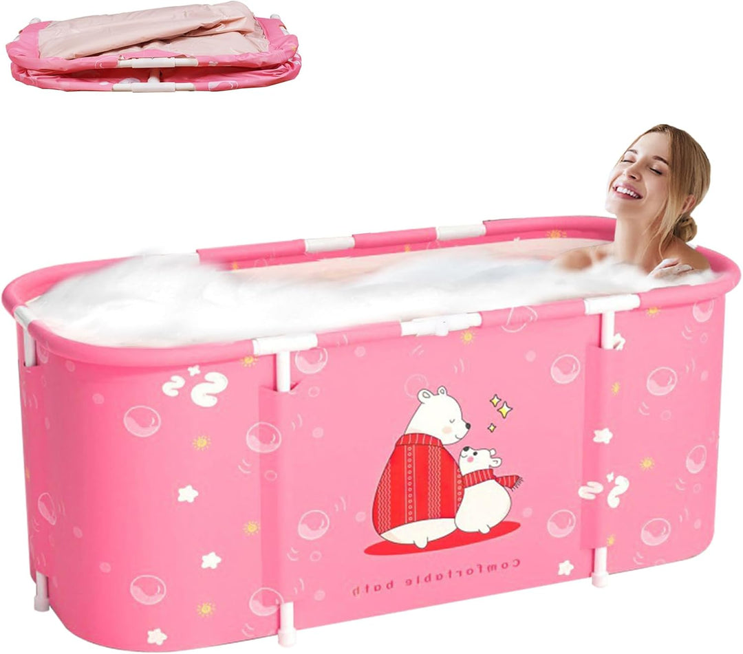 Sinbide Faltbare Badewanne, installieren und tragbare abnehmbare Badewanne, Geeignet für Erwachsene