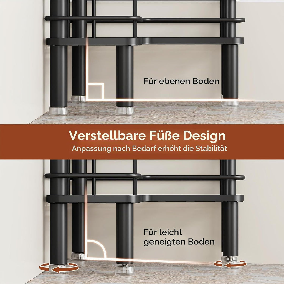 Orimade 2 Stück Duschregal Stehend Rostfrei,Ecke Duschablage Freistehende, Duschablage ohne Bohren f