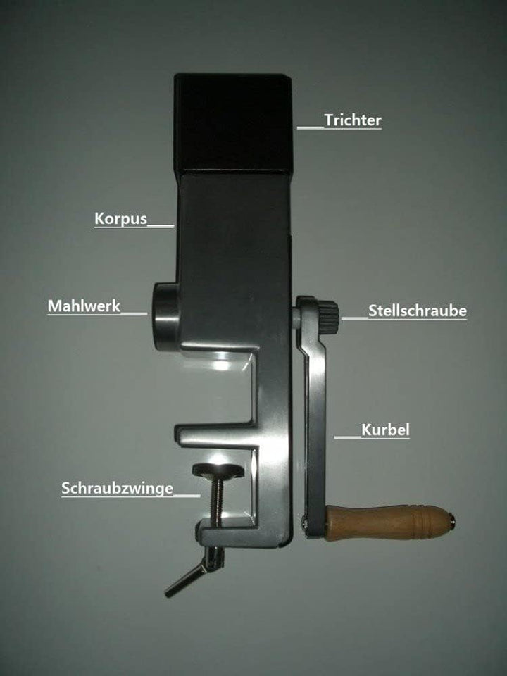 Hochwertige Getreidemühle der Marke Back to Basics Gewürzmühle Kornmühle
