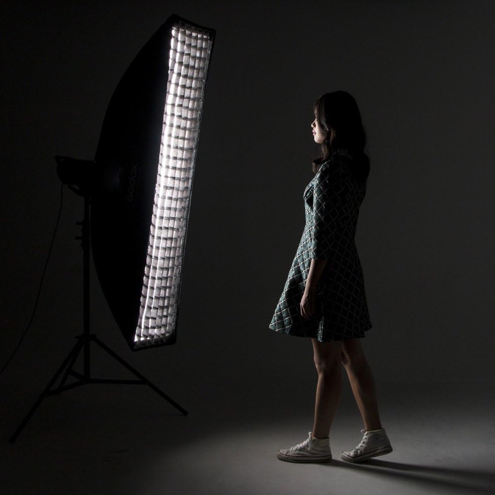 GODOX rechteckige Softbox für Foto-Stroboskop, Studioblitz, Bowens-Halterung, 2 Stück