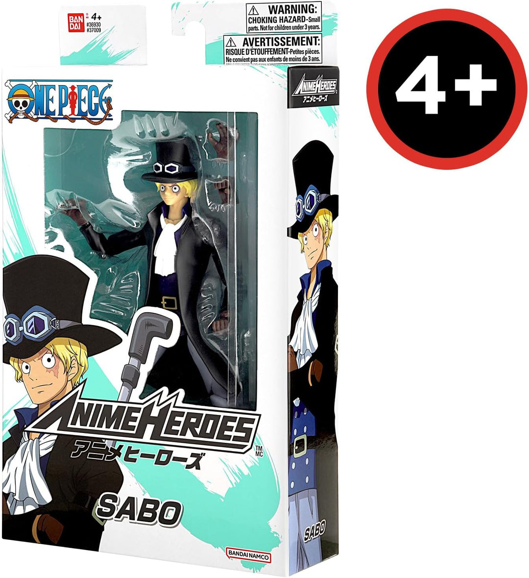BANDAI - Anime Heroes - One Piece - Anime Heroes Figur 17 cm - Sabo - Offizielle One Piece Lizenz -