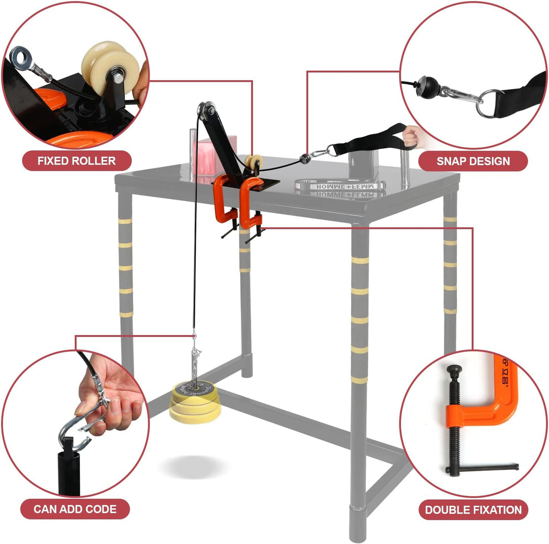 Innolife Standard Arm Wrestling Kampftisch Kleines Handgelenk-Krafttrainingsgestell, Kleines Handgel
