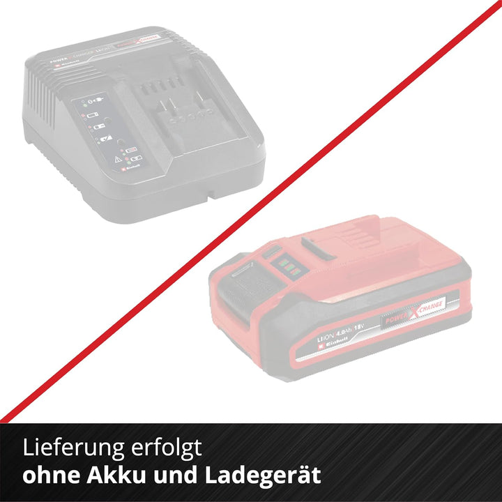 Einhell Akku-Bohrschrauber TC-CD 18/38 Li - Solo Power X-Change (18 V, 38 Nm, 10 mm Schnellspannbohr