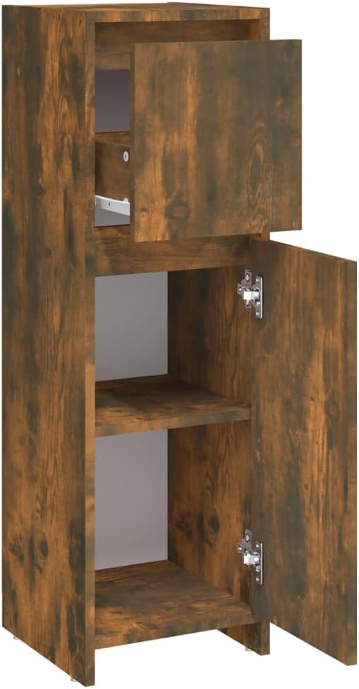 homiuse Waschbeckenunterschrank Badezimmerschrank Badezimmer Möbel Badschrank Badunterschrank Badmöb