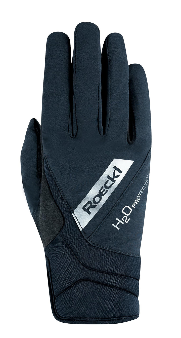Roeckl Sports Reithandschuh WAREGEM, Turnier Winter Handschuh, 2 Farben, Grösse 6-11 6 Schwarz, 6 Sc