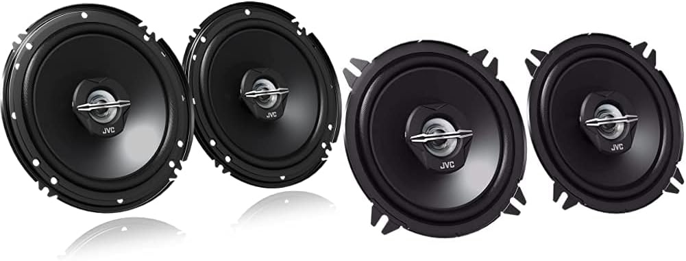 JVC CS-J620X 16 cm 2-Wege-Koaxial-Lautsprecher, 2 Stück & CS-J520X 13 cm 2-Wege-Koaxial-Lautsprecher