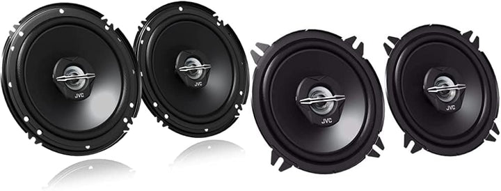 JVC CS-J620X 16 cm 2-Wege-Koaxial-Lautsprecher, 2 Stück & CS-J520X 13 cm 2-Wege-Koaxial-Lautsprecher