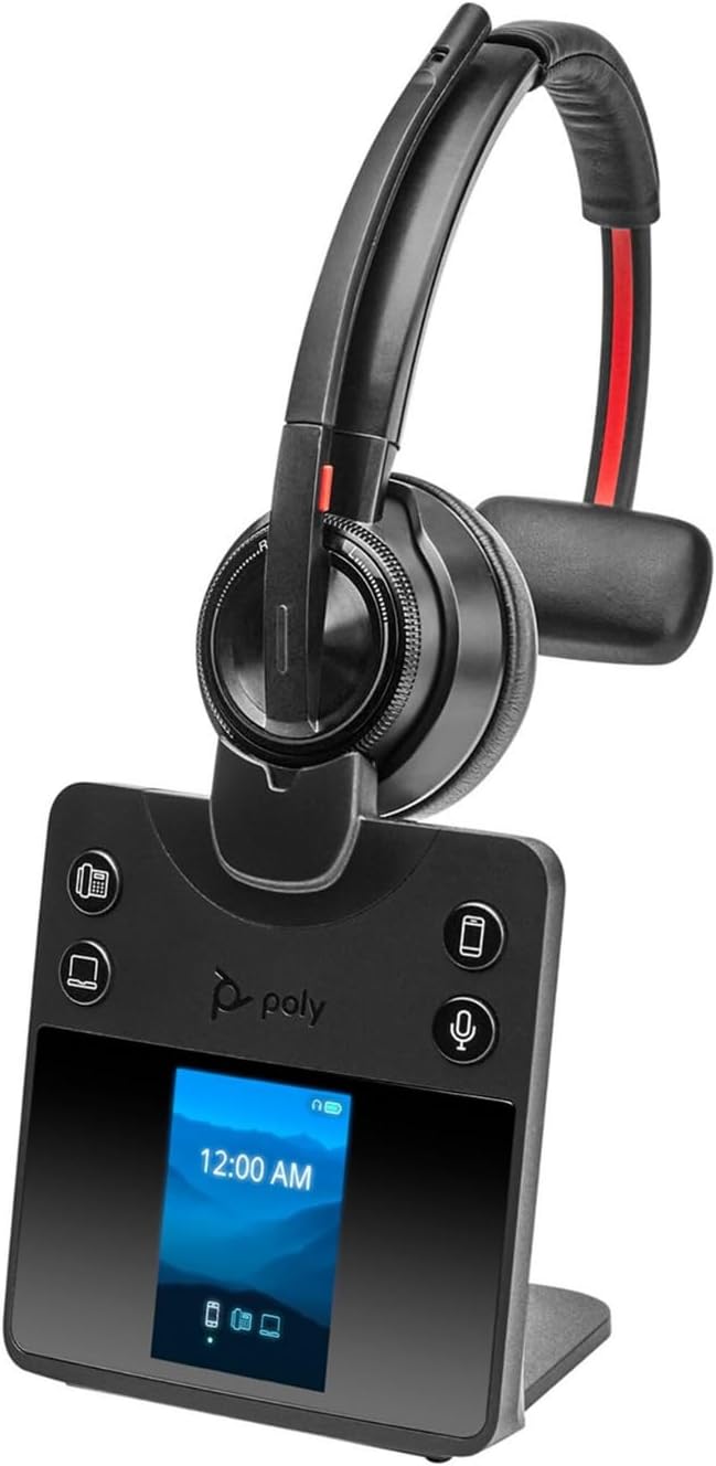 Plantronics Poly DECT Headset Savi 8410 Office monaural Teams