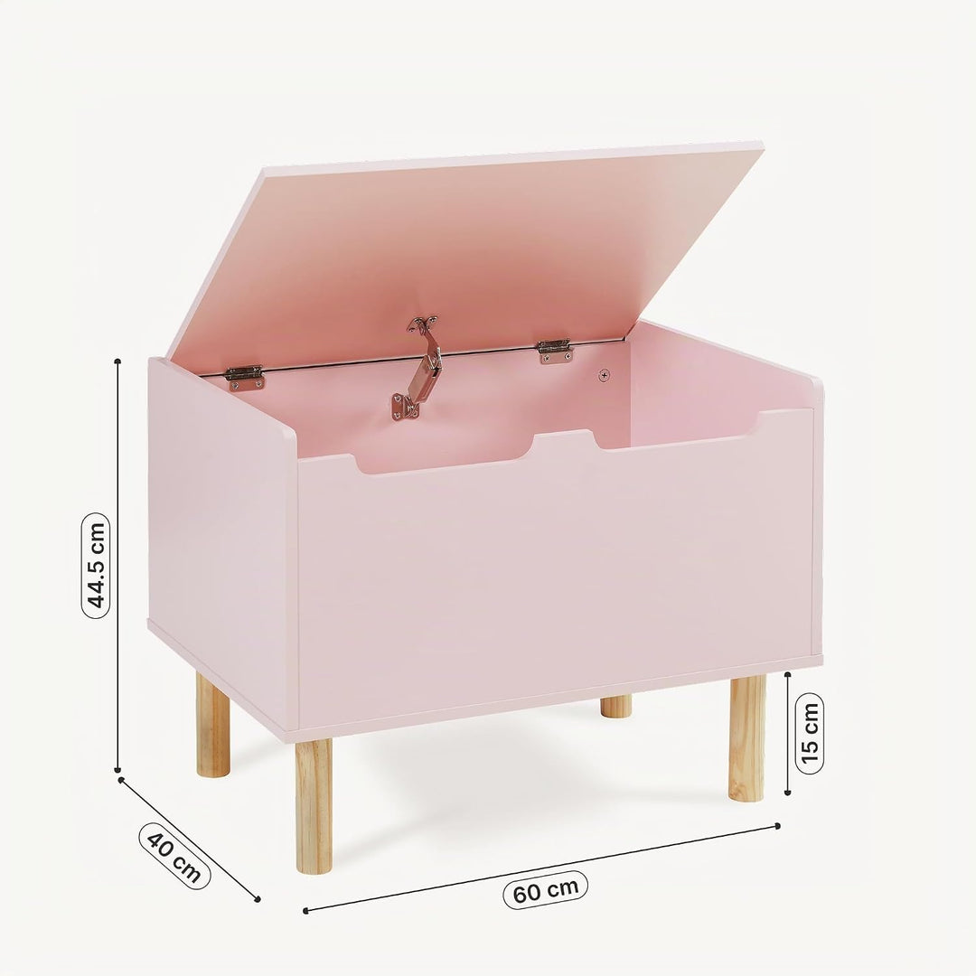 [en.casa] Spielzeugkiste mit Deckel Virer Kuscheltier Aufbewahrung Kinderzimmer Truhe Spielzeugbox 6