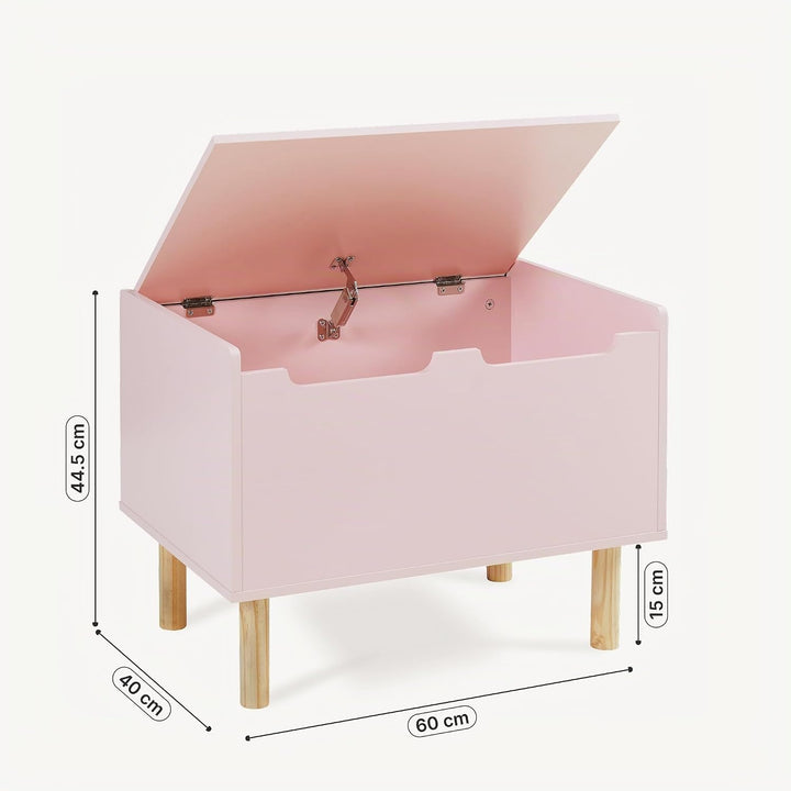 [en.casa] Spielzeugkiste mit Deckel Virer Kuscheltier Aufbewahrung Kinderzimmer Truhe Spielzeugbox 6