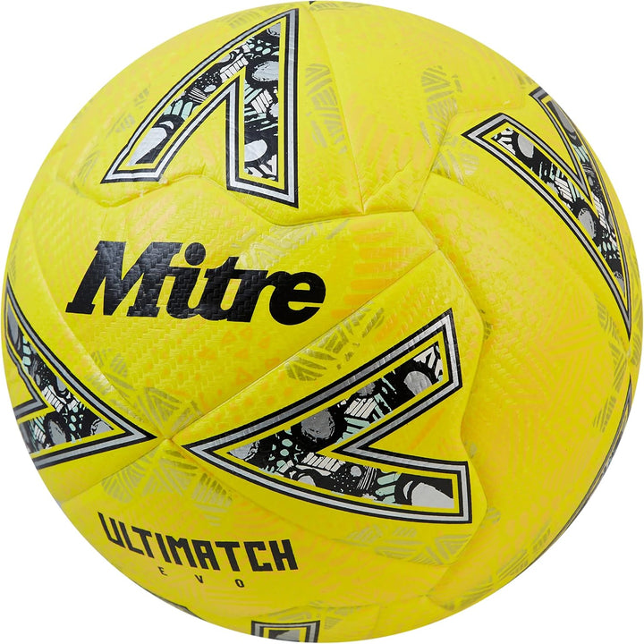 Mitre Ultimatch Fussball | verbesserte Ballkontrolle | äusserst strapazierfähig | noch mehr Präzisio