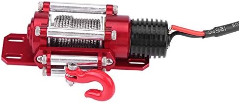 Dilwe RC Winch, 1/10 Elektro-Metallmodellfahrzeug-Crawler-Autozubehör mit Fernbedienung, Elektrische