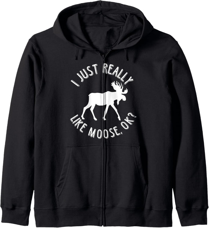 Lustiger Weihnachts-Elch Weihnachten Geschenk Kapuzenjacke