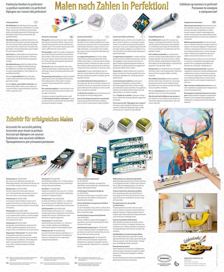 Schipper 609460737 Malen nach Zahlen - Polygon Art Hirsch - Bilder malen für Erwachsene, inklusive P