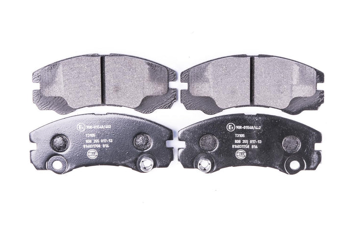 HELLA PAGID 8DB 355 017-131 Bremsbelagsatz - T3105 - Dicke/Stärke: 16.5mm - Bremssystem: Akebono - f