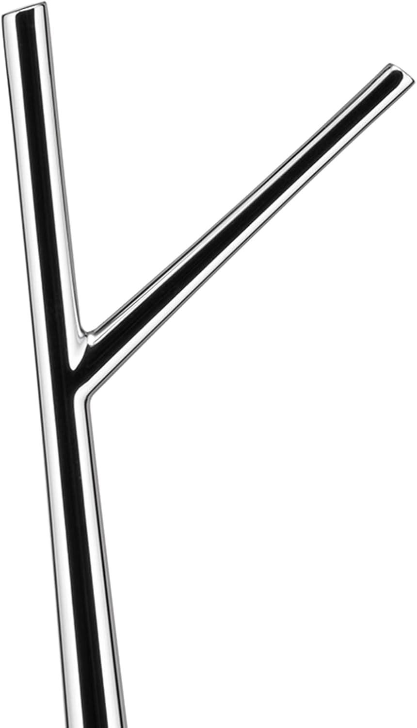 Alessi Bananenhalter Dear Charlie, Edelstahl, Silber, 17.5 x 17.5 x 17 cm