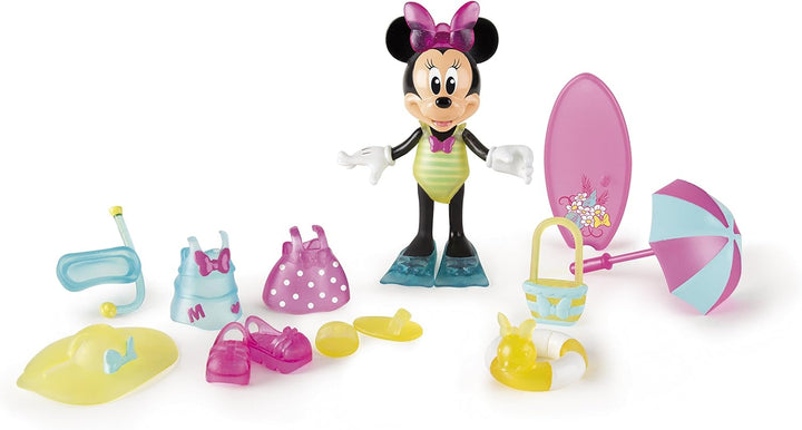 Minnie Mouse 182189MI4 Micky Maus und Freunde Beach Beautiful Fashion Puppe