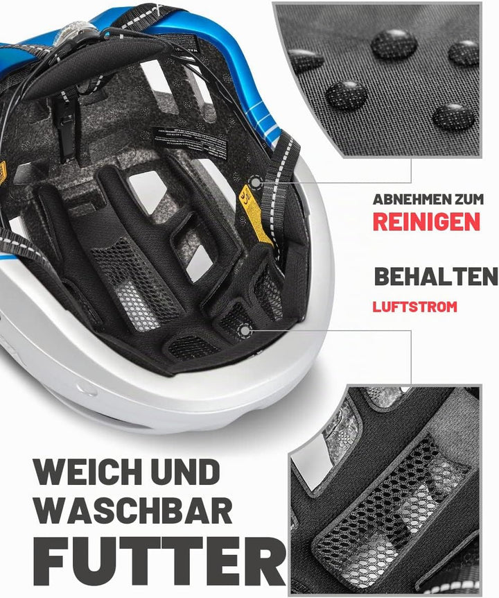 VICTGOAL Fahrradhelm MTB Mountainbike Helm mit magnetischem Visier Abnehmbarer Sonnenschutzkappe und